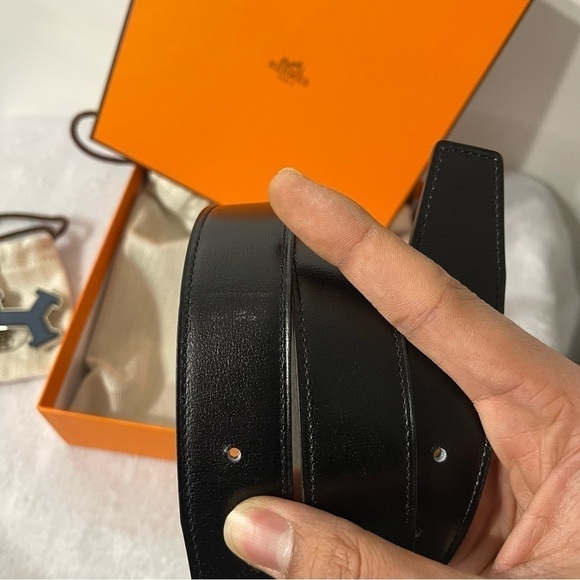 Authentic Hermes belt reversible - Picture 8 of 9